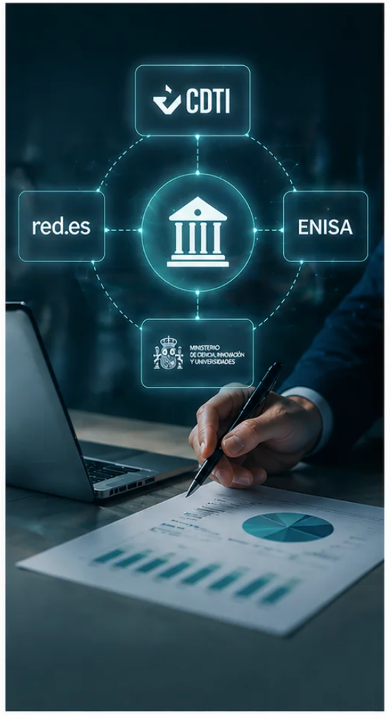 Ayudas públicas I+D+i: CDTI, ENISA y Red.es para empresas innovadoras