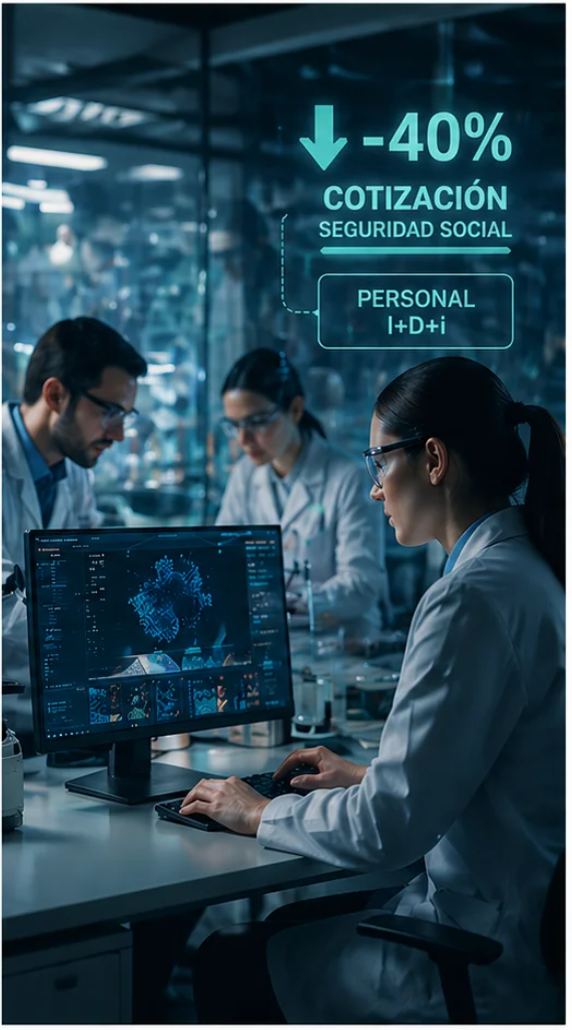 Bonificaciones de Seguridad Social por personal investigador I+D+i